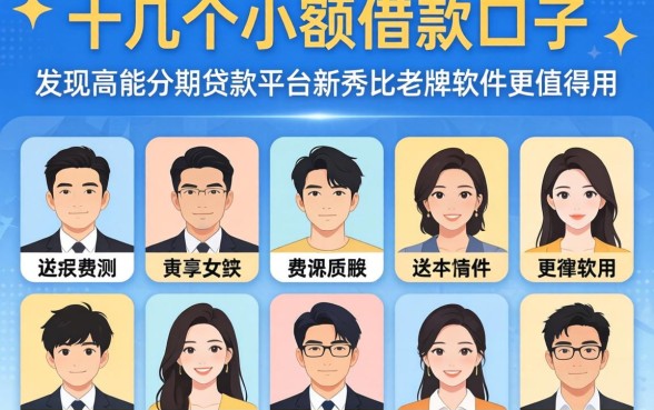 我试了十几个小额借款口子，发现高能分期贷款平台新秀比老牌软件更值得用
