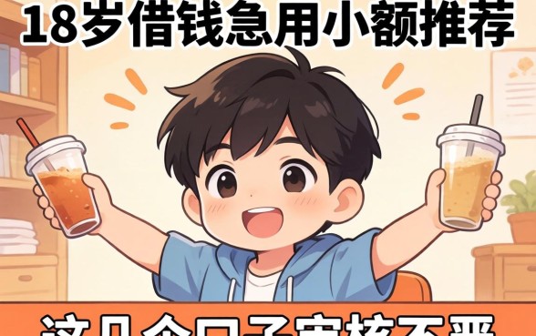 未满18岁借钱急用小额推荐：这几个口子审核不严