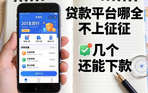 手机贷款平台哪个不上征信的？整理了几个还能下款的