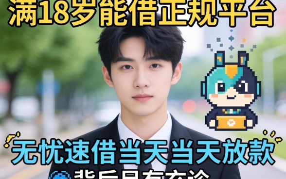 我试了几个满18岁就能借的正规平台，发现无忧速借当天放款背后另有玄机