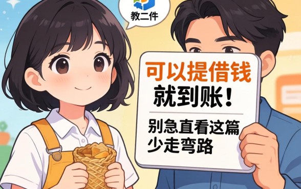 哪个软件可以直接借钱就到账的？别急，看完这篇少走弯路