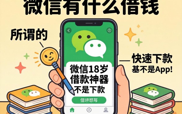 我翻遍了微信里有什么借钱的，发现所谓的18岁借款神器快速下款app根本不是你想的那样