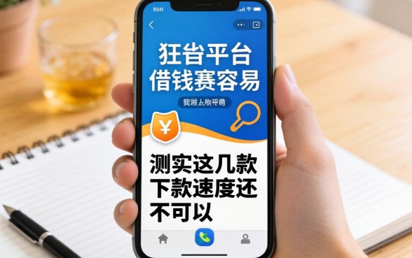 手机哪个平台借钱最容易？实测这几款下款速度还可以