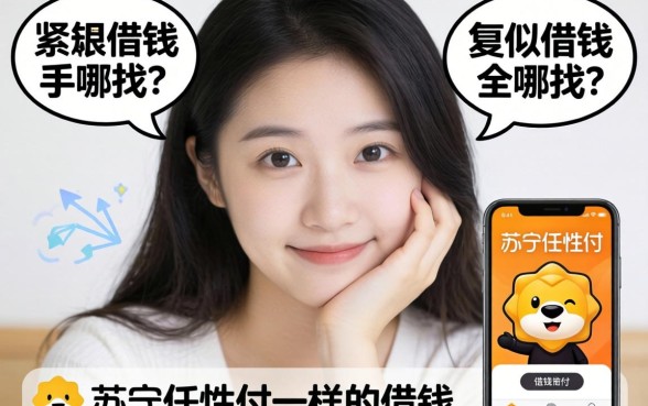 手头紧想借钱去哪找？类似苏宁任性付一样的借钱软件有哪些靠谱选择？