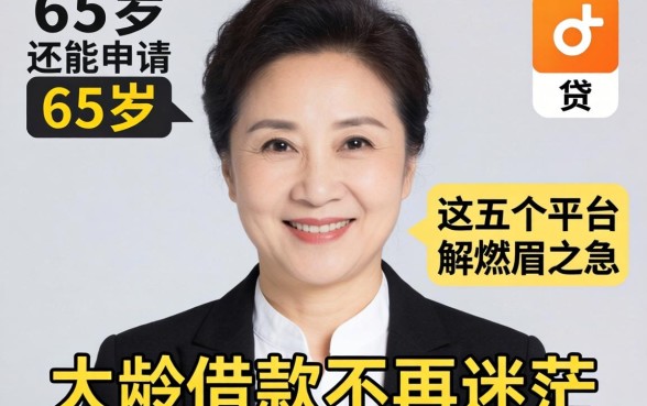 55岁还能申请的网贷有哪些？大龄借款不再迷茫，这五个平台或许能解燃眉之急