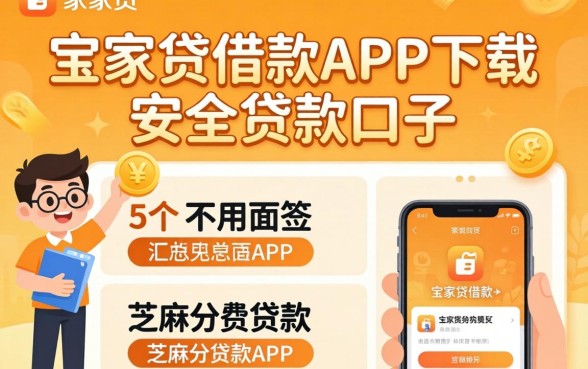 像莞家贷借款app下载一样安全的贷款口子，汇总5个不用面签和芝麻分的贷款app