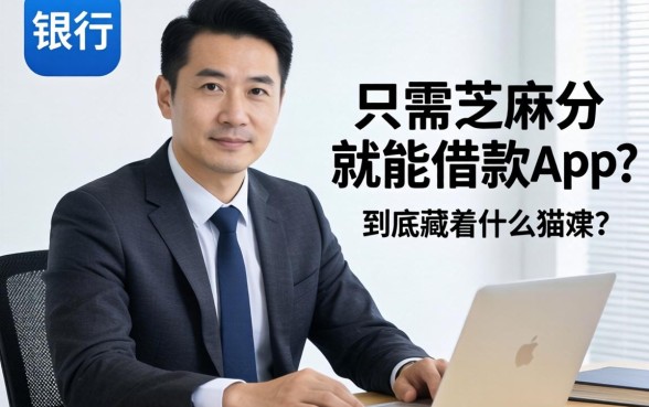 银行经理揭秘:只需芝麻分就能借款的app,到底藏着什么猫腻?