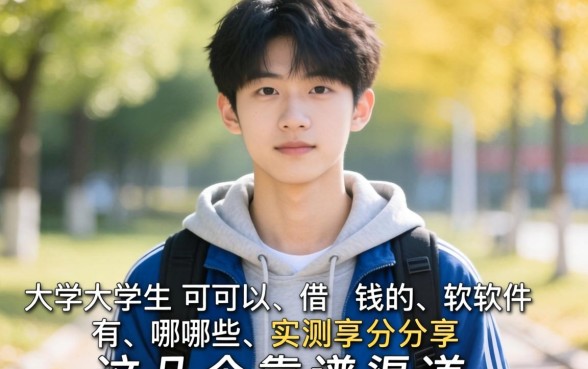 大学生可以借钱的软件有哪些？实测分享这几个靠谱渠道