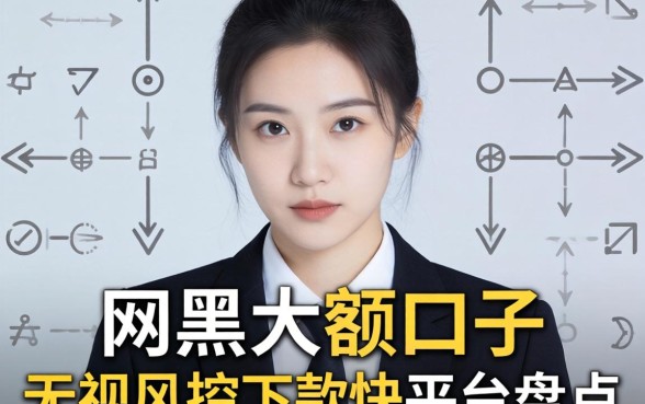 揭秘网黑大额口子：无视风控下款快的平台盘点