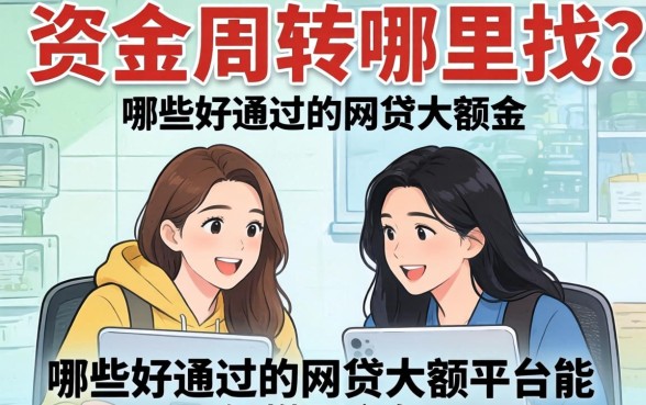 急需资金周转哪里找?哪些好通过的网贷大额平台能解燃眉之急?