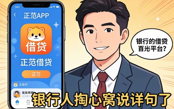 有没哪些正规app可以借钱的平台？银行人掏心窝说几句