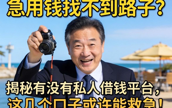 急用钱找不到路子？揭秘有没有私人借钱平台，这几个口子或许能救急