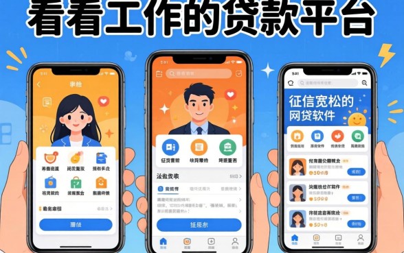 我试了几个不看工作的贷款平台，发现对征信宽松的网贷软件并没有传说中那么可怕