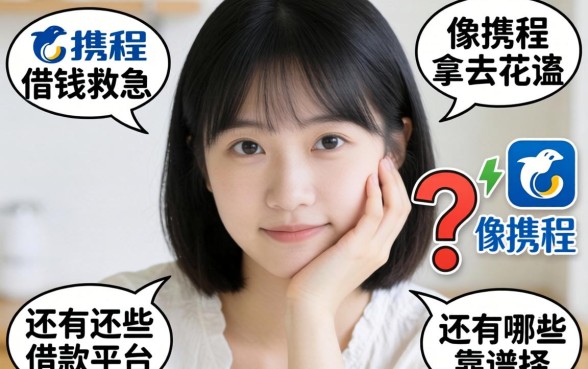手头紧想借钱救急？像携程拿去花的借款平台还有哪些靠谱选择？