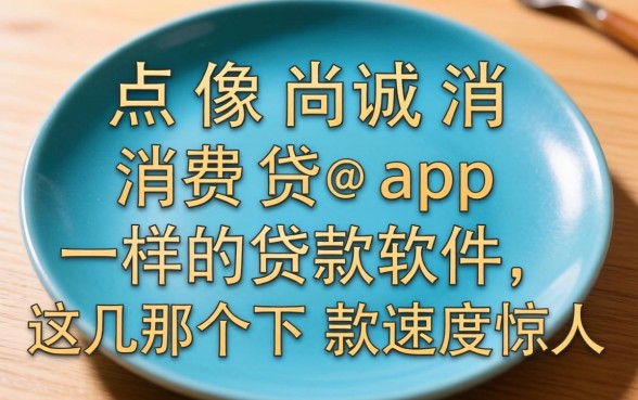 盘点像尚诚消费贷app一样的贷款软件，这几个下款速度惊人