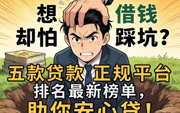 手头紧想借钱却怕踩坑？五款贷款正规平台排名最新榜单，助你安心贷！