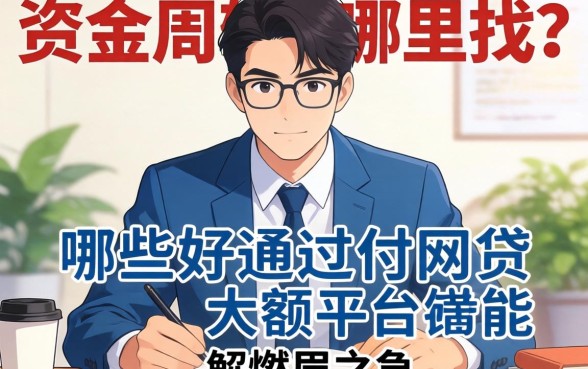 急需资金周转哪里找?哪些好通过的网贷大额平台能解燃眉之急?