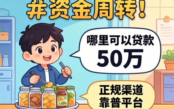 急需资金周转？从哪里可以贷款50万？正规渠道与靠谱平台全解析