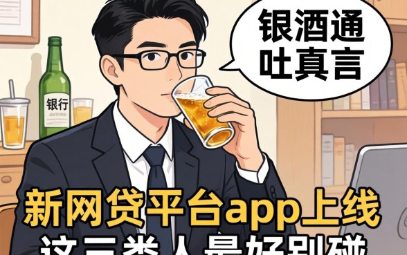 银行经理酒后吐真言：新网贷平台app上线，这三类人最好别碰