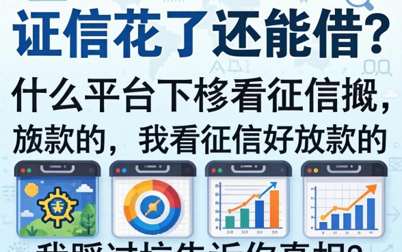 征信花了还能借？什么平台不看征信好放款的，我踩过坑告诉你真相