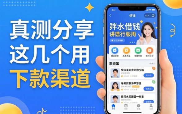 什么手机软件借钱好用一点？实测分享这几个下款渠道
