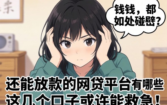 急需用钱却四处碰壁？2026还能放款的网贷平台有哪些？这几个口子或许能救急！