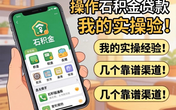 手机上怎么操作公积金贷款？分享我的实操经历和几个靠谱渠道