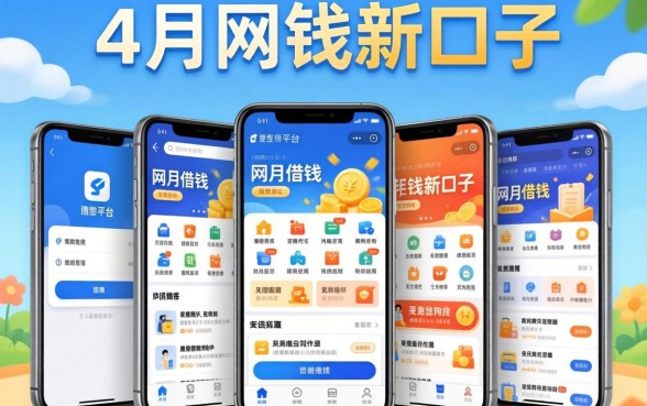 4月网贷新口子,详细阐述五个手机上可以借钱的平台