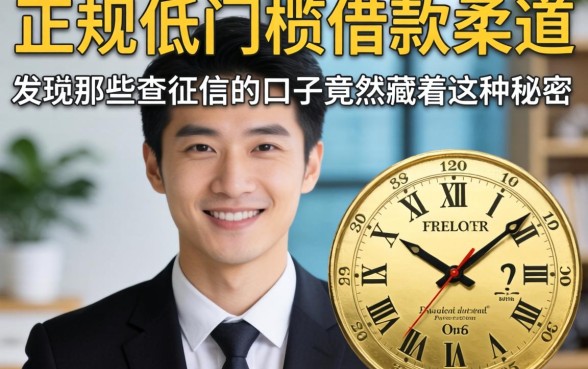 我试遍了正规低门槛借款渠道，发现那些不查征信的口子竟然藏着这种秘密