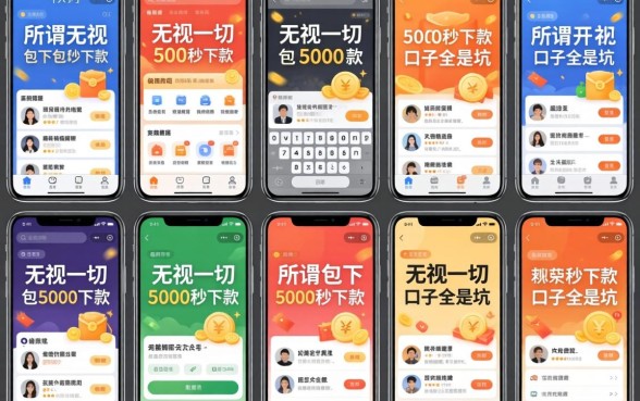 我试了十几个平台，发现那些所谓无视一切包下款5000秒下款的口子全是坑