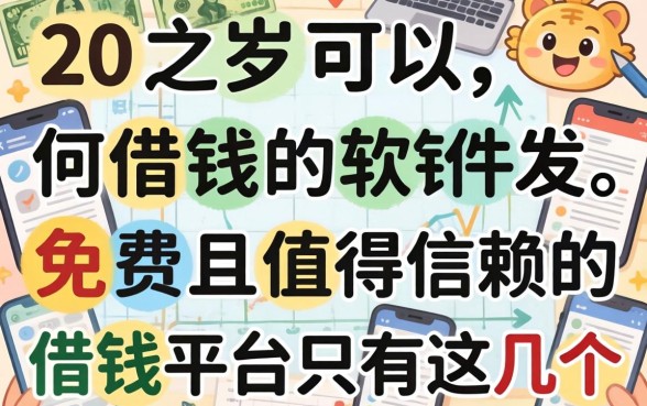 我翻遍了20岁可以借钱的软件，发现免费且值得信赖的借钱平台只有这几个