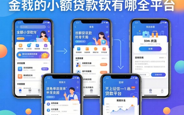好用的小额贷款软件有哪些平台，枚举五个不上征信的贷款平台
