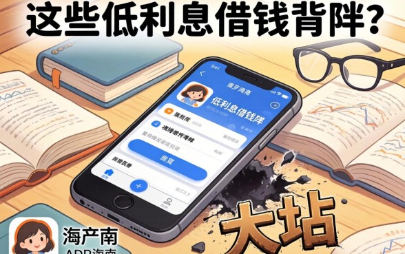 我翻遍了手机应用商店，发现这些所谓的低利息借钱软件背后藏着大坑