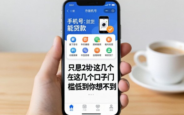 揭秘只用手机号就能贷款的平台，这几个口子门槛低到你想不到