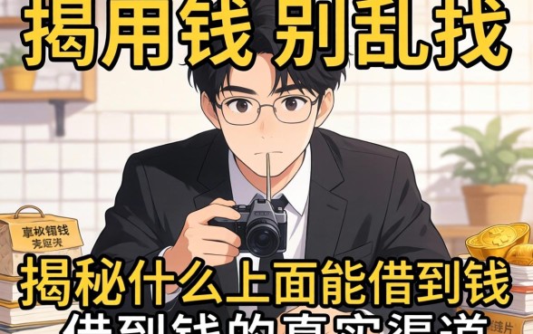 急用钱别乱找，揭秘什么上面能借到钱的真实渠道