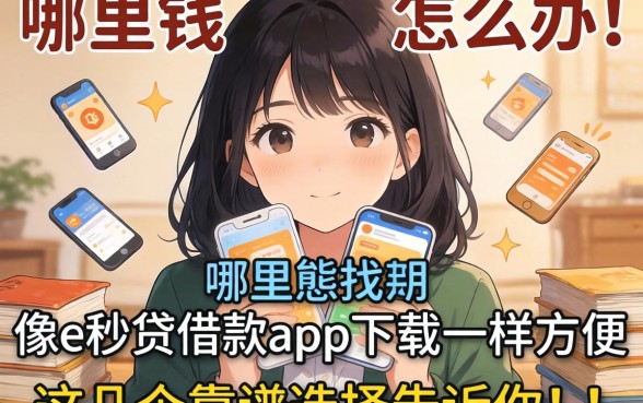 急需用钱怎么办？哪里能找到像e秒贷借款app下载一样方便的网贷平台？这几个靠谱选择告诉你答案