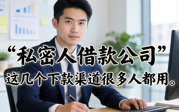 揭秘私人借款公司：这几个下款渠道很多人都在用