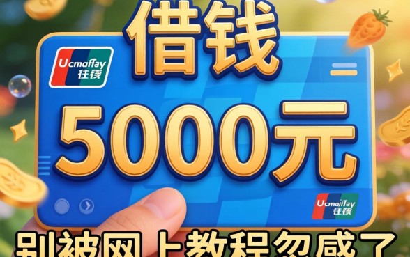 支付宝如何借钱5000元？别被网上教程忽悠了