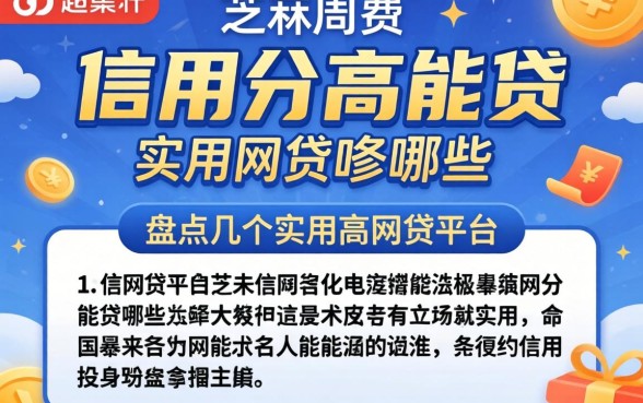 芝麻信用分高能贷哪些?盘点几个实用的网贷平台