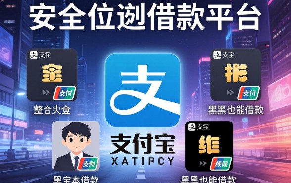 支付宝有什么安全的借款平台，整合五个黑户也能借款的软件