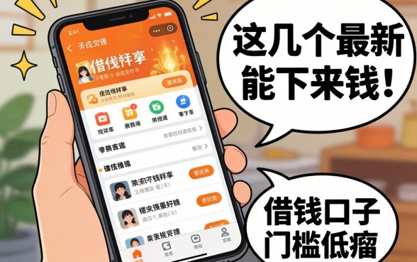 我翻烂了2026手机借钱软件，发现这几个最新能下来钱的口子门槛低得离谱