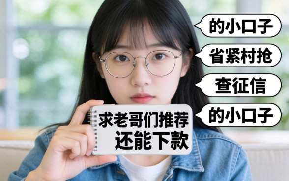 手头紧想找那种不查征信的小口子，求老哥们推荐几个还能下款的！