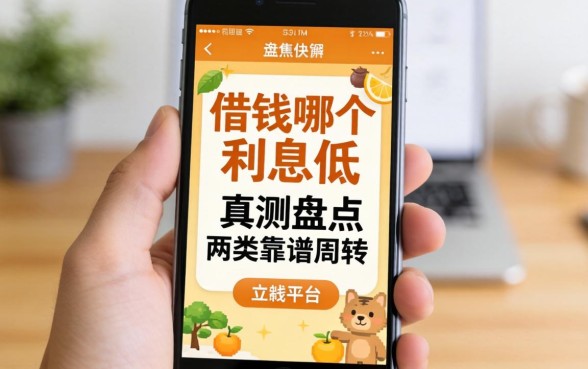 手机上借钱哪个利息低?实测盘点两类靠谱周转平台
