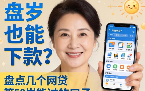 50岁也能下款?盘点几个网贷50岁能过的口子