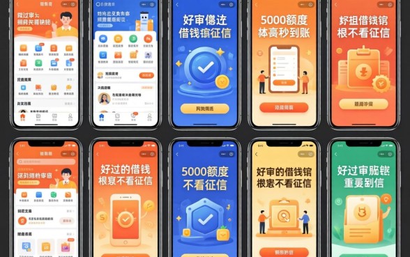 我试了十几个平台，发现好过审的借钱软件根本不看征信，5000额度秒到账