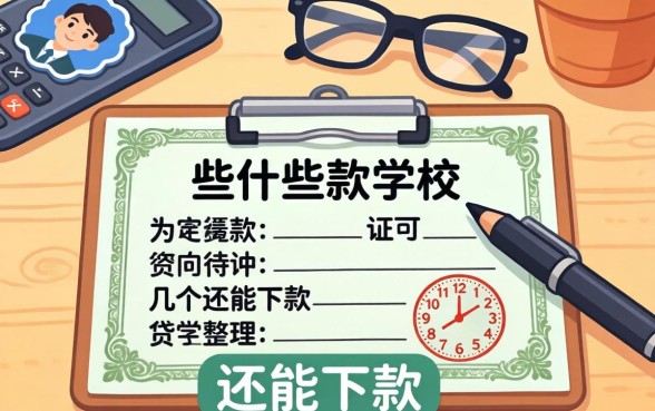 贷款需要些什么证件学校？整理了几个还能下款的渠道