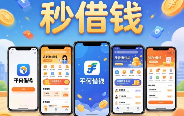 哪个平台可以秒借钱,陈列五个手机上可以借钱的平台