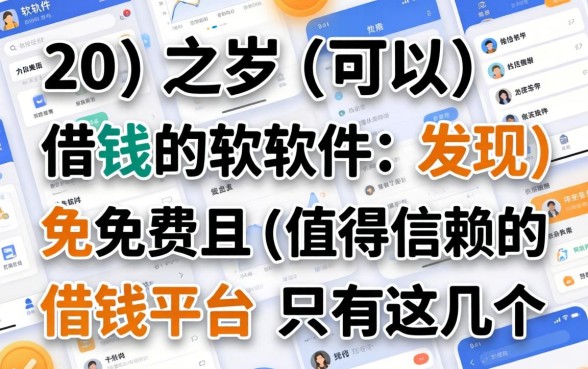 我翻遍了20岁可以借钱的软件，发现免费且值得信赖的借钱平台只有这几个