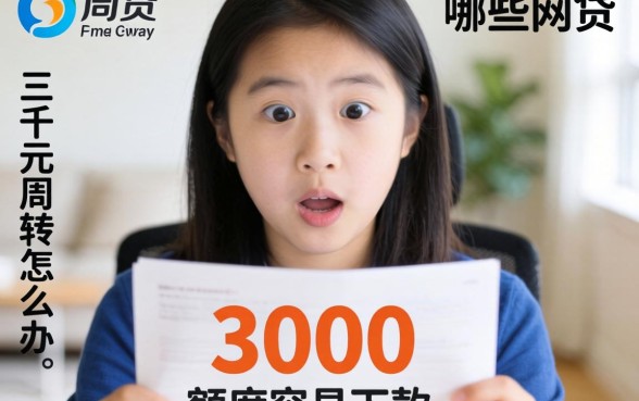 急需三千元周转怎么办？哪些网贷平台3000额度容易下款且安全可靠？