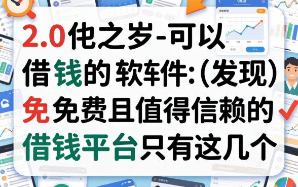 我翻遍了20岁可以借钱的软件，发现免费且值得信赖的借钱平台只有这几个